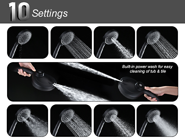 shower head with handheld