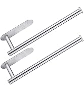 CUXIXA Paper Towel Holder Under Cabinet 2 Pack,Stainless Steel Paper Towel Holder Wall Mount for ...