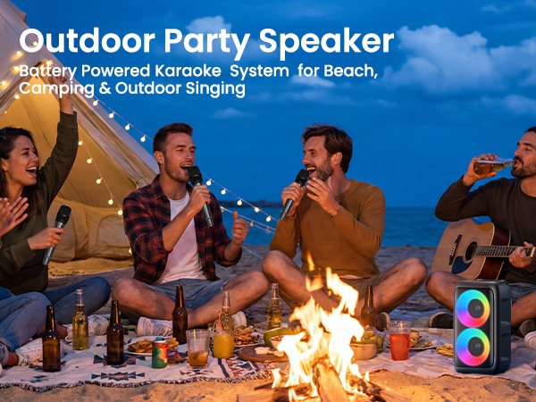karaoke machine for adults kareokee machine with bluetooth and wireless microphone for adults