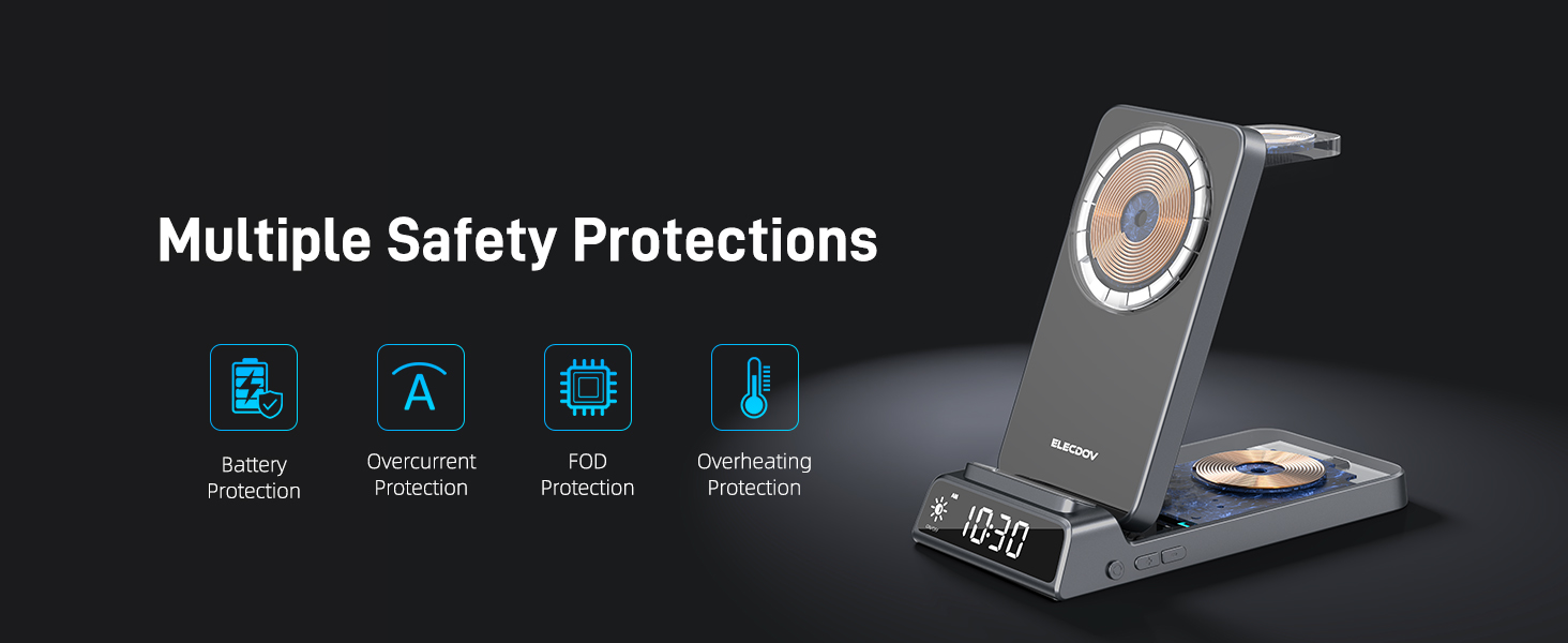 magsafe charger charging station wireless charger iphone magnetic 3 in 1 charging station apple