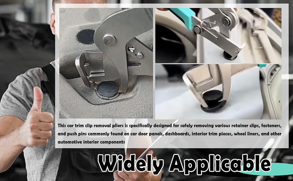 CAR CLIP REMOVER TOOL WITH ANTI-SLIP GRIP