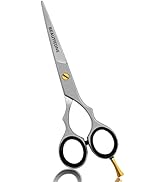 BEAUTICONE Hair Cutting Scissors - Professional Barber-Grade Salon Shears with Serrated &amp; Razor...
