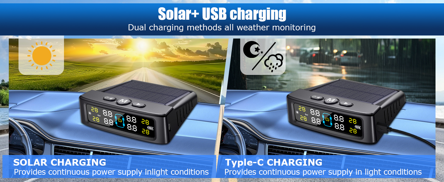 solar usb charging