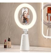 Ring Light for Makeup, 11" Desk Ring Light with Stand and Phone Holder, CRI 98+ True Color LED Ma...