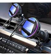 2026 Upgraded TEC &amp; Fan Cooling Magnetic Wireless Car Charger, For 15W Magsafe Car Mount Charger,...