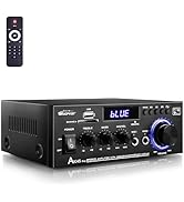 AK45 Pro Amplifier Home Audio Stereo Receivers with Bluetooth 5.0,Max 400W,2.0 Channel Stereo Amp...