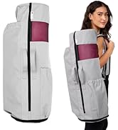 MAGNILAY Large Expandable Yoga Bag for Mat and Blocks - Yoga Mat Bag for Women and Men - Yoga bag...