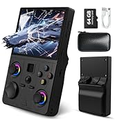 Retro Handheld Game Console, DC35V Retro Gaming Console 3.5’’IPS Screen Open Source Linux System ...