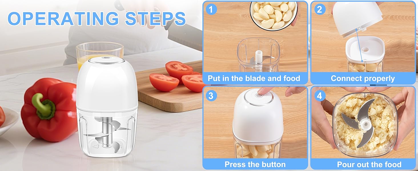 garlic mincer electric