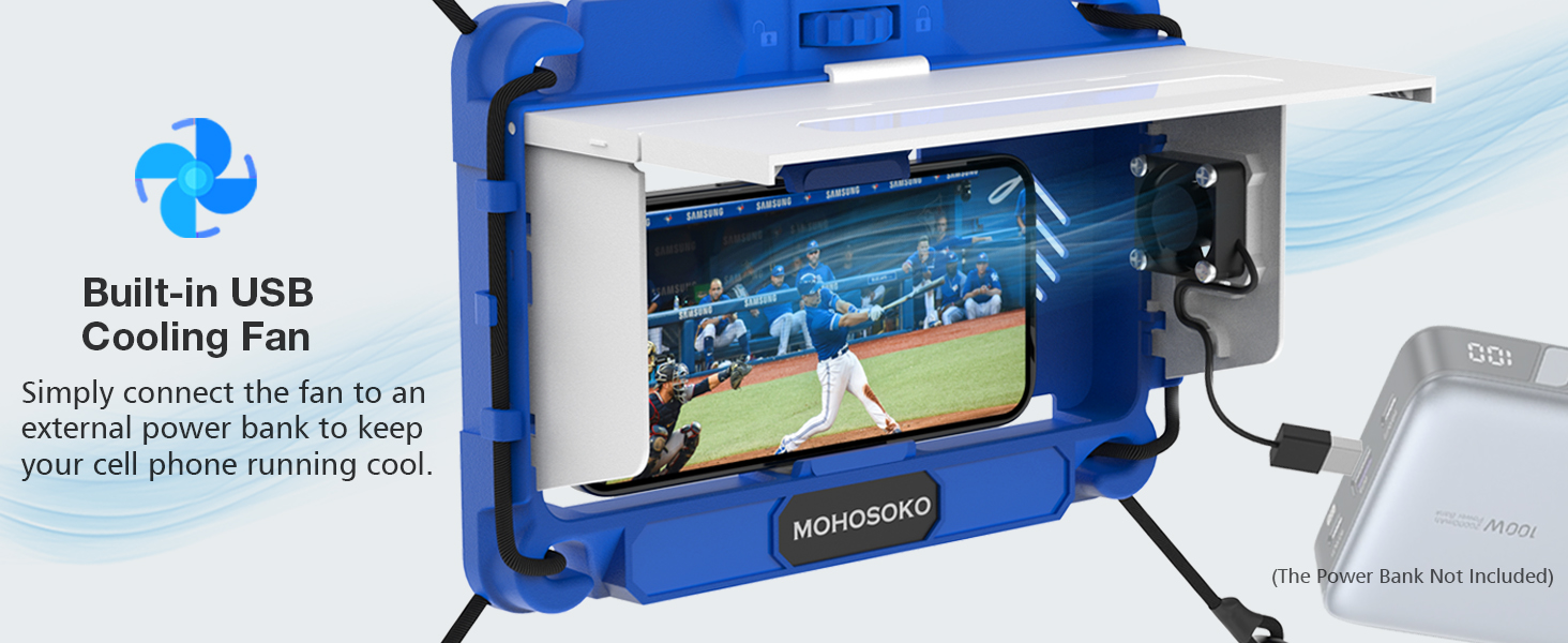 phone fence mount