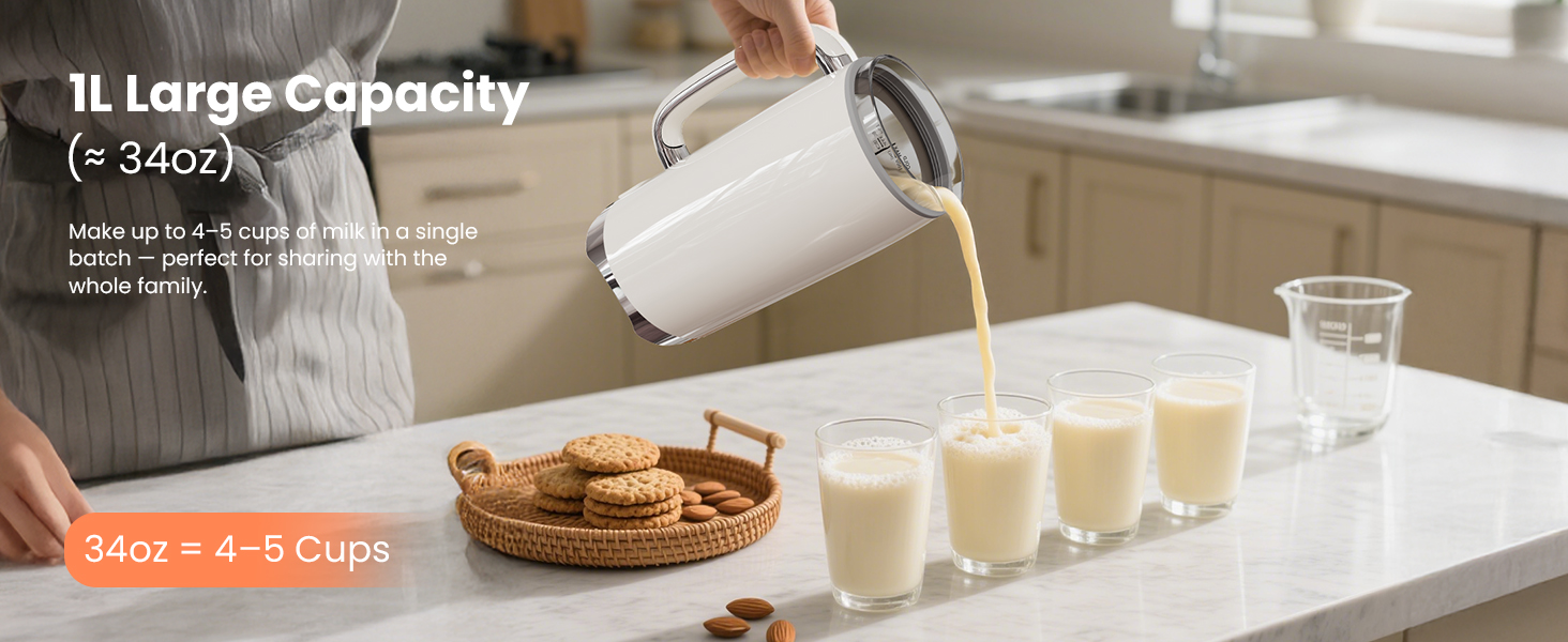 1L Large Capacity (˜ 34oz)