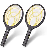 mafiti 2pack Fly Swatter Electric, Battery Powered Fly Killer Mosquito Zapper Bug Zapper Racket f...