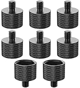 Mic Stand Adapter 5/8 female to 1/4 male Screw Adapter Mic Thread Screw for Microphone Stand Mic ...