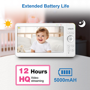 VTech video baby monitor with camera and audio