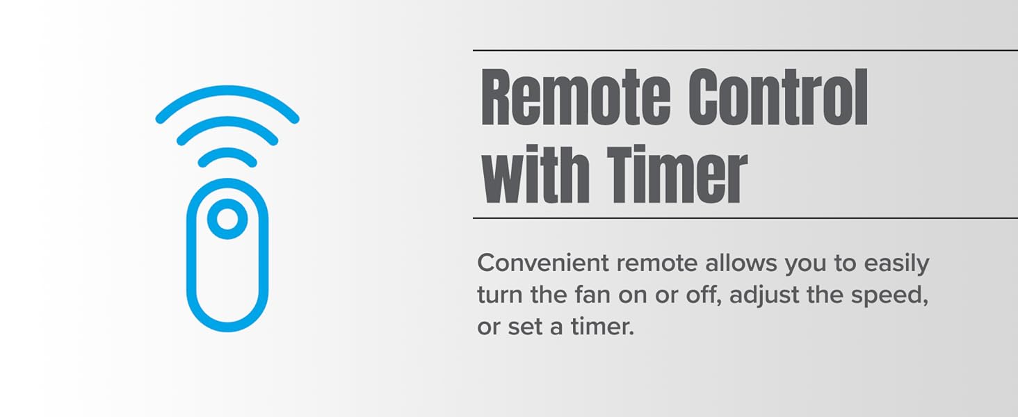 Hurricane Supreme 16" 3 Speed Oscillating Stand Pedestal Fan with Remote, Black