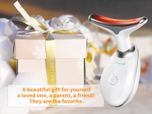 Face and Neck Massager Light Therapy