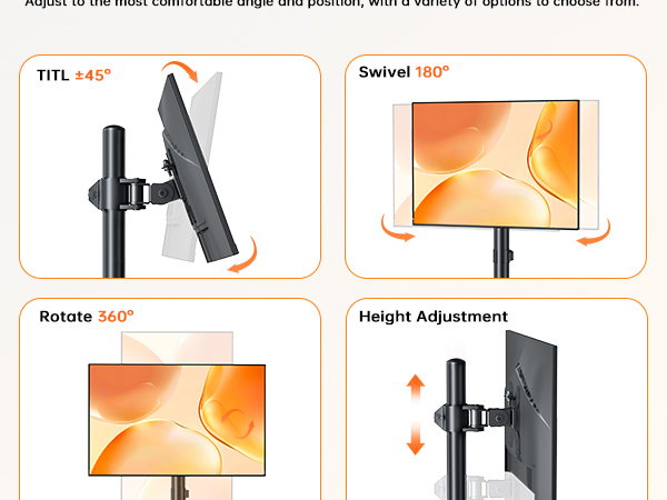 Double Monitor Arm