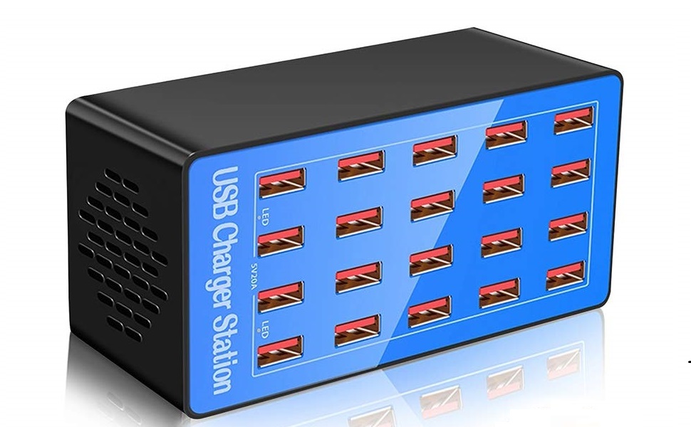 20 port usb charger station