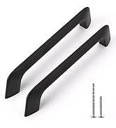 10Pack goldenwarm Black Cabinet Pulls Black Cabinet Handles 5in Kitchen Cabinet Pulls Matte Black...