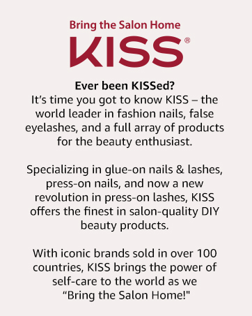 Kiss salon home nail lashes beauty glue-on nails press-on DIY household woman girls teens