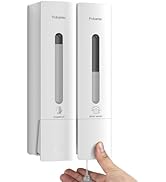 1984 Shampoo and Conditioner Dispenser Wall Mount Shower Dispenser 2 Chamber No Drill Bathroom Se...