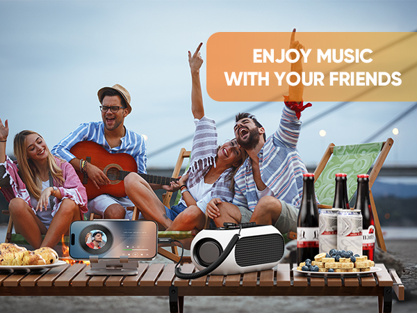 Enjoy music with your friends