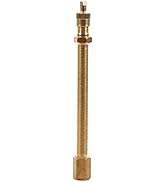 Brass Auto Tire Valve Extension Adaptor, Air Tyre Stem Extender Inflation Stright Bore for Motorc...