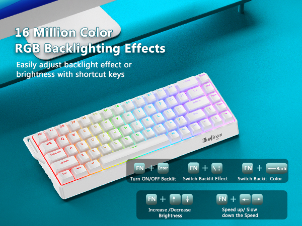 teclado inalámbrico computer keyboards Gaming accessories Gaming set up