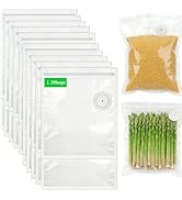 MOMODA Sous Vide Cooking Bags - Set of 20 | BPA-Free Reusable Vacuum Seal Bags (20 Large)