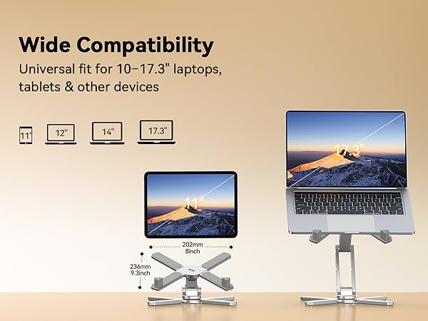 laptop stand for desk 360 Rotating 