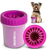 Dexas MudBuster Portable Dog Paw Cleaner, Small, Fuchsia - Premium Quality Pet Accessory