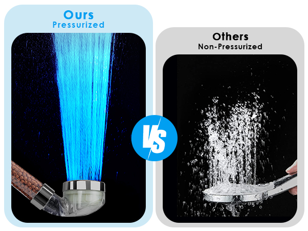 led showerhead shower head with beads