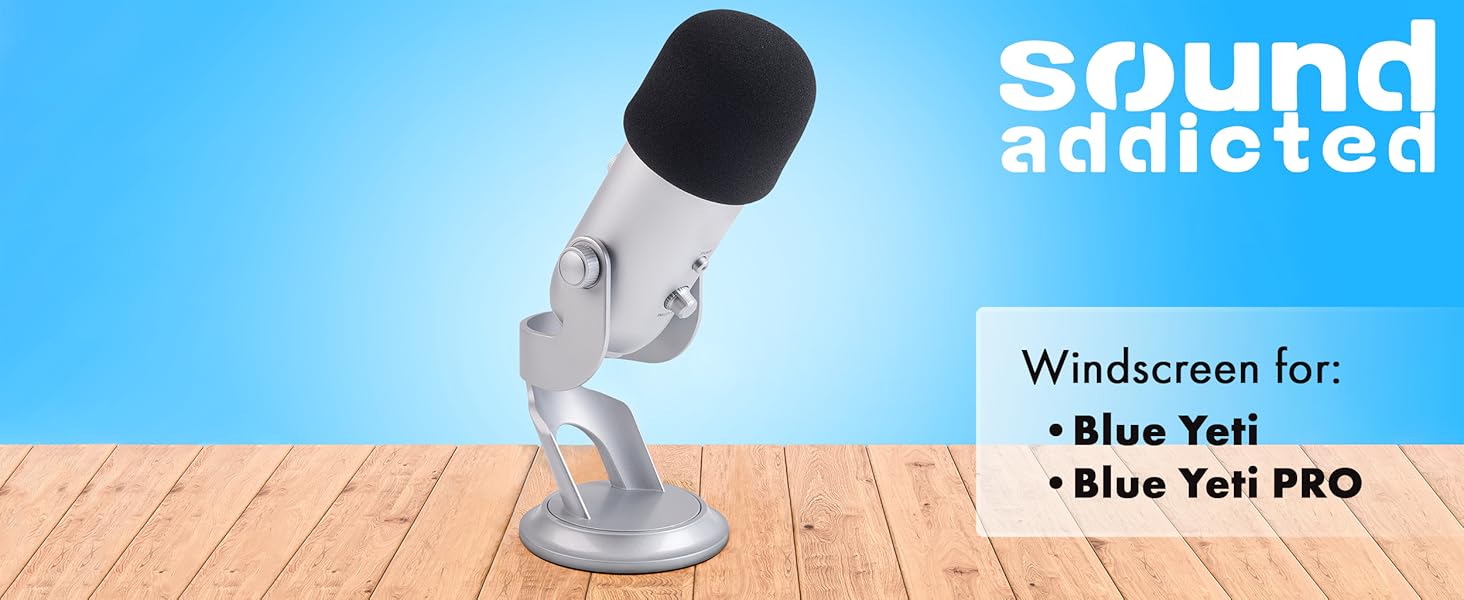 Windscreen for Blue Yeti and Yeti PRO