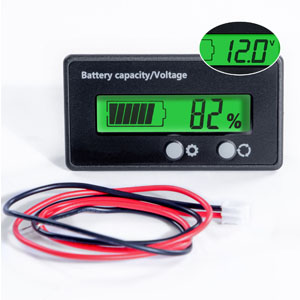 12V 24V 36V 48V 60V 72V 84V Golf Cart Voltage Meter Battery Capacity Indicator