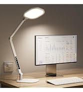 LitONES LED Desk Lamp for Home Office, 15W Desk Light with CRI >95, Memory &amp; Timer Function, 1200...