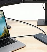 4K120Hz USB C Splitter Dual Monitor Adapter