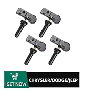 CDWTPS TPMS Sensor, 433Mhz Tire Pressure Monitor System 4-Pack for Chrysler | Dodge | Jeep | Ram ...