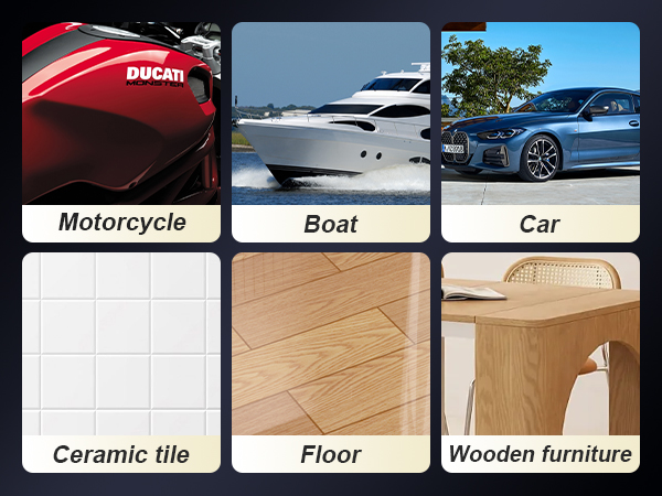 Cordless Car Buffer Polisher Kit - Orbital Polisher for Car Boat Polishing Waxing