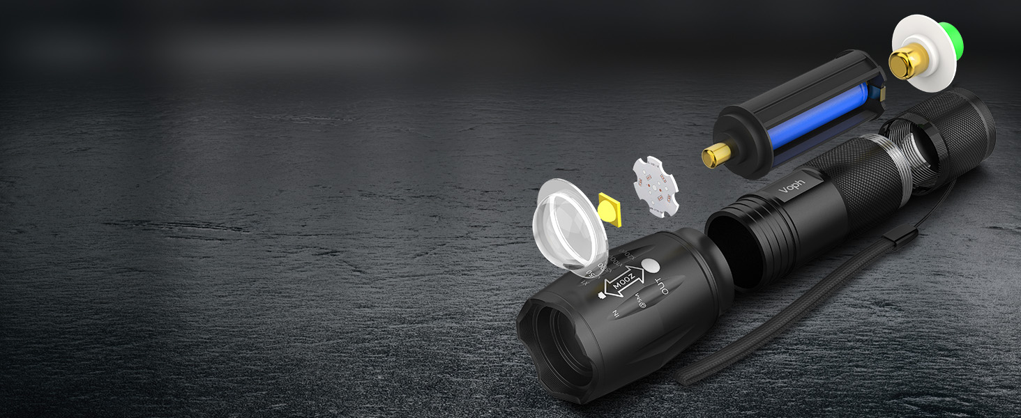 flashlights high lumens battery powered