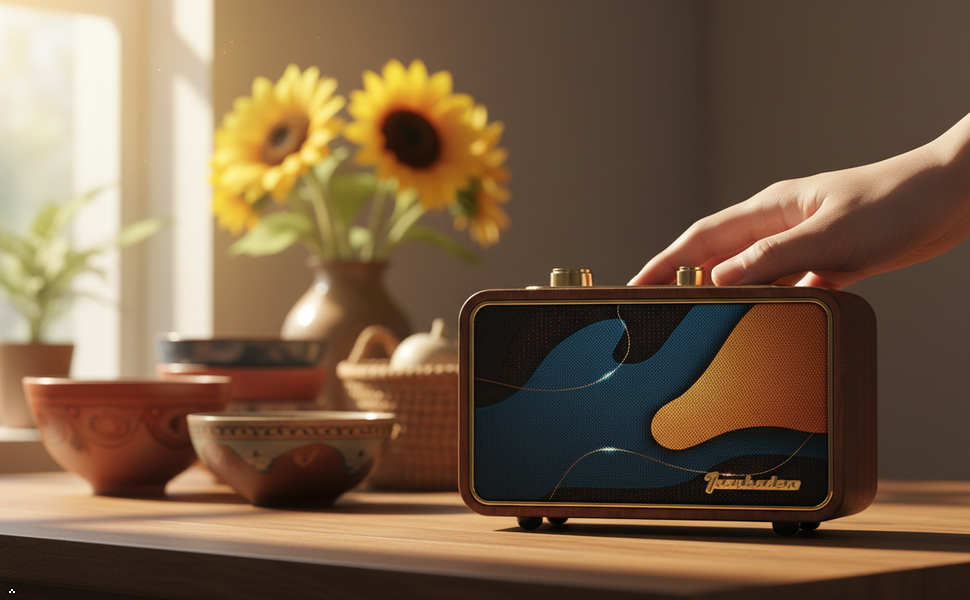 Speaker Radios Speakers Bluetooth Wireless Portable Bluetooth Speakers Wireless Vintage