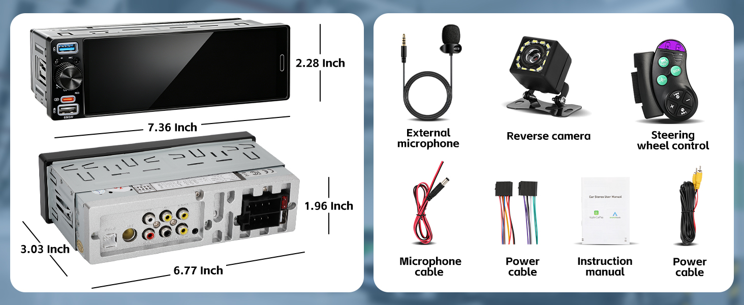 Single Din Car Radio