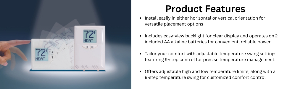 House thermostat features