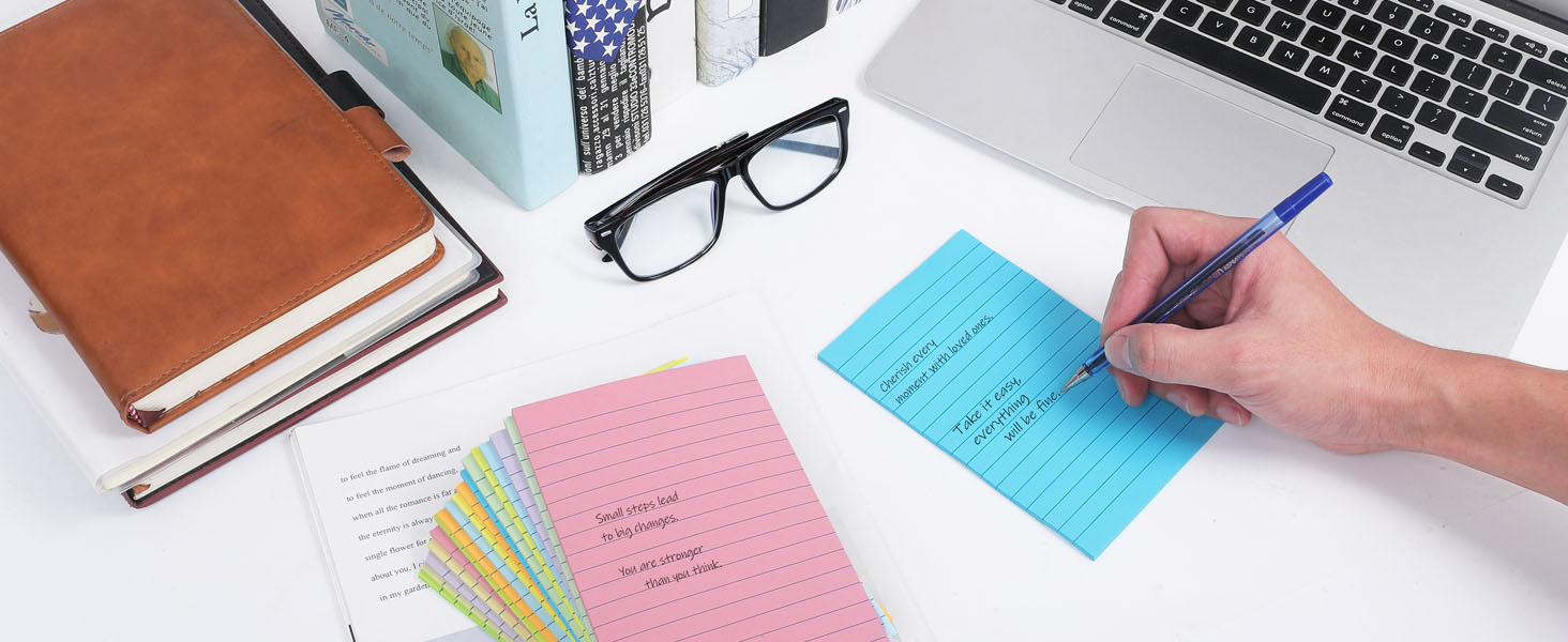 sticky notes with lines lined 4x6 sticky notes back to school