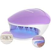 TOUCHBeauty Mini Nail Dryer for Regular Polish: 2 in 1 Nail Dryer with Fan and UV Light - Portabl...