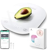 Arboleaf Smart Food Kitchen Scale, 22lb Digital Food Scale with Nutritional Calculator, USB Recha...