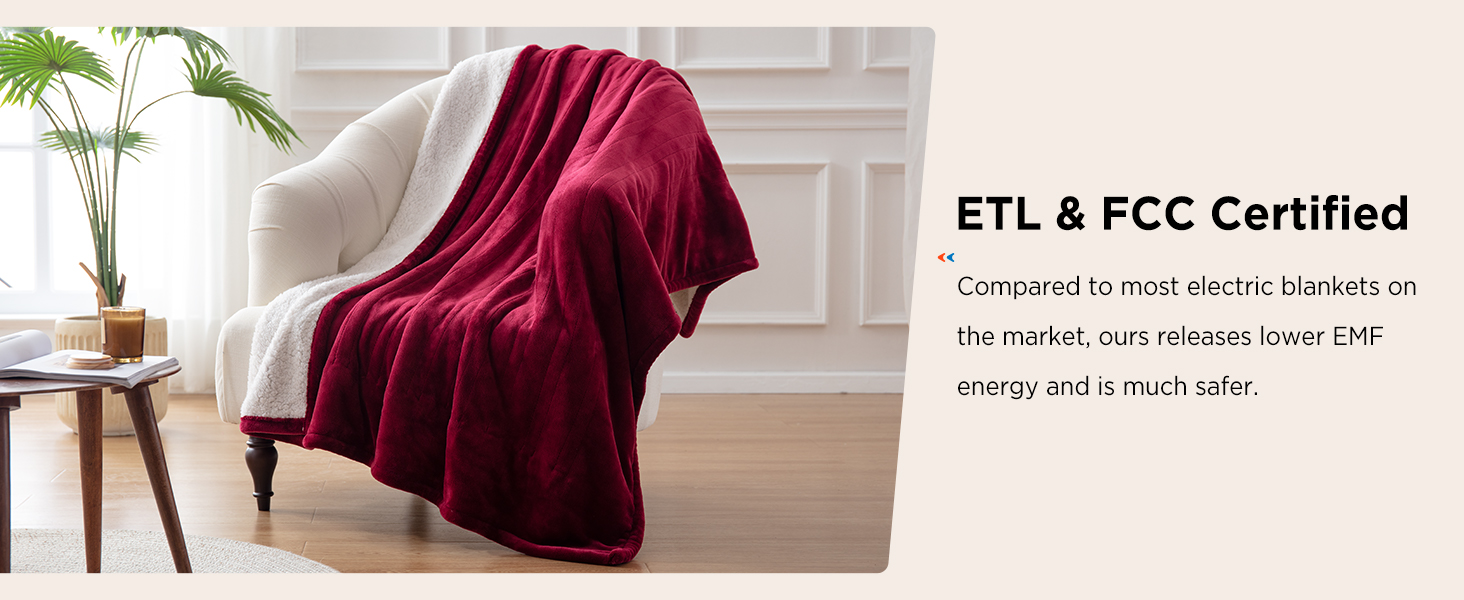 heated throw blanket
