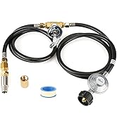 Uniflasy Fire Pit Installation Kit for Propane Connection, Propane Fire Pit Hose Kit Suit for Fir...