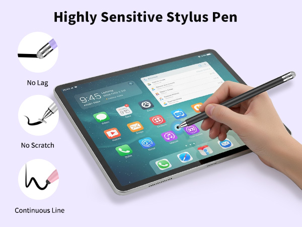 High Precise stylus for touchscreen