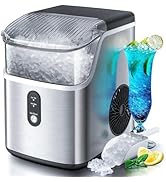 Antarctic Star Nugget Ice Maker Countertop, Chewable Nugget Ice Machine with One-Touch Operation,...