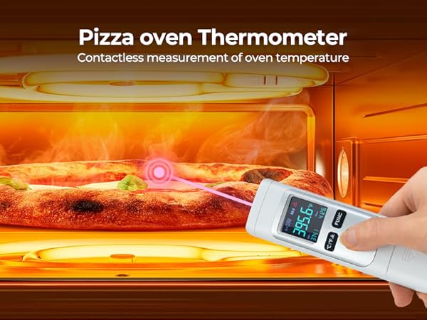 Pizza oven thermometer